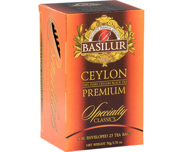 Té negro Basilur ceylon premium 25 bolsas