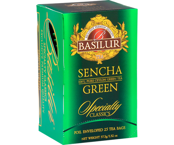 Té Verde Basilur Sencha 25 bolsas