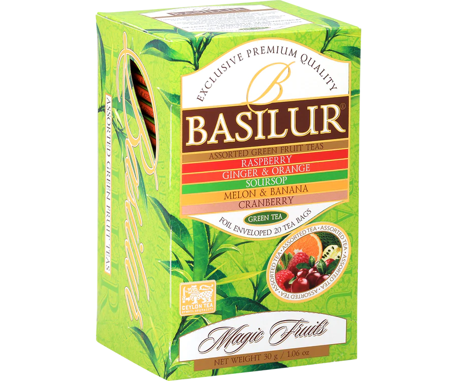 Té Verde Basilur Magic Fruits 25 Bolsas