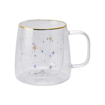 Taza Adagio Doble Vidrio Blue Moon 400ml
