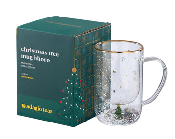 Taza Adagio doble vidrio Christmas Tree