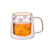 Taza Adagio Doble Vidrio 400ml Purple Bouquet