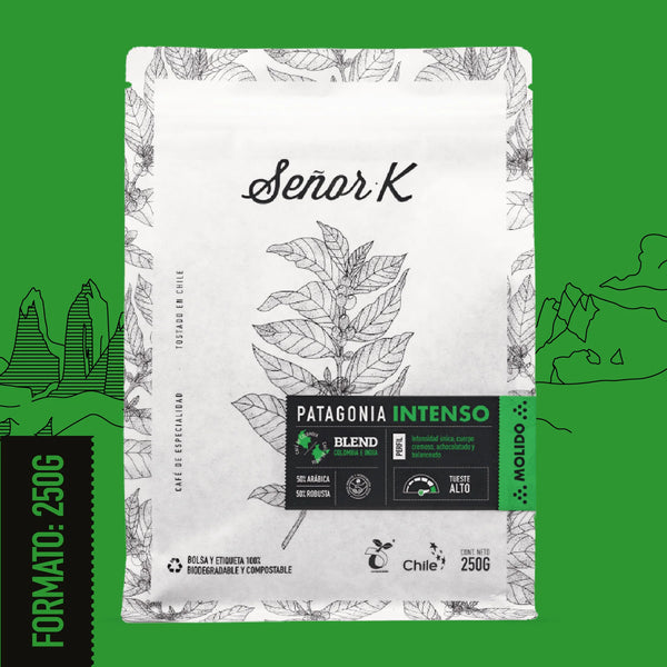 Café Molido Café Señor K Patagonia intenso 250gr