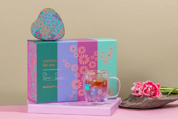 Pack regalo madre Taza 300 ml + Corazón 10 piramides