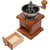 Molinillo de Café Manual Con Base de Madera