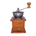 Molinillo de Café Manual Con Base de Madera