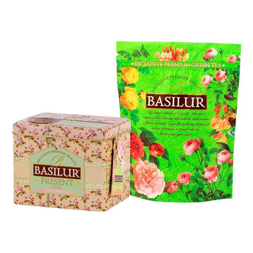 Té Verde Jasmín Piña Basilur Present Pink 100g