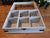 Caja de Té Blanca Detalle Metal 6 Compartimientos