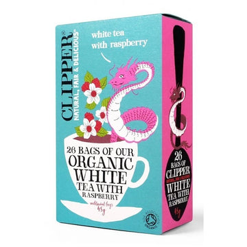 Té Blanco Organic Raspberry Clipper 26 Bolsas