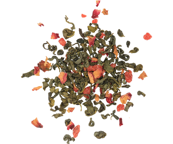 Té Verde Fresas Rosas y Arándanos Basilur Present Green 100g