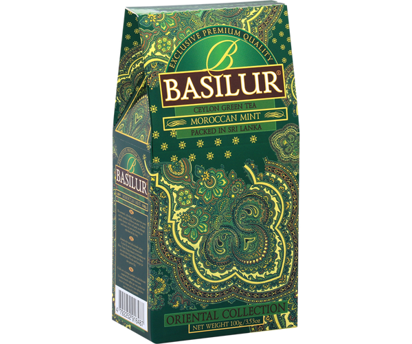 Té verde Basilur Moroccan Mint 100 grs