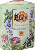 Lata Té Verde Basilur Vintage Blossom Floral Bouquet 20B