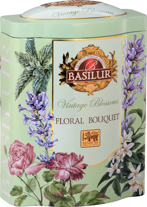 Lata Té Verde Basilur Vintage Blossom Floral Bouquet 20B