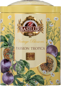 Lata Basilur té verde vintage blossom passion tropical 20 pirámides