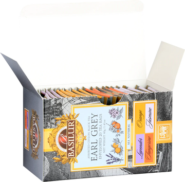 Té Negro Basilur Earl Grey Assorted 20 Bolsas