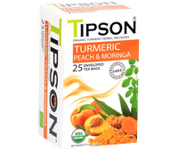 Infusión Tipson Cúrcuma Durazno y Moringa 25 bolsitas