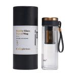 Travel Mug Adagio Doble Vidrio Negro 300 ml