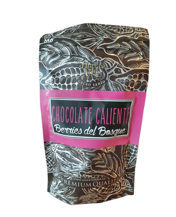 Chocolate Caliente Huerto Azul Berries del Bosque