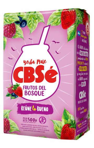 Yerba Mate CBSé Frutos del Bosque 500 grs