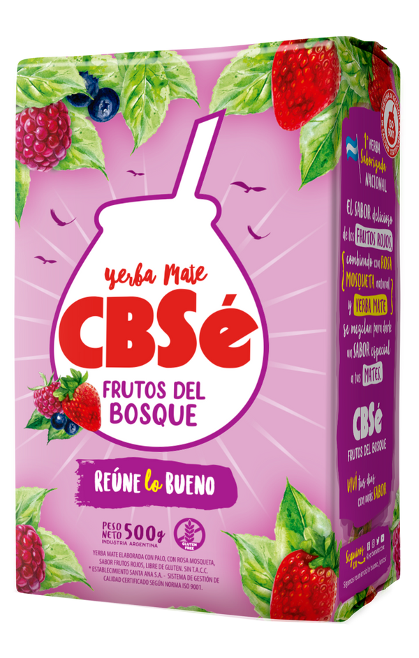 Yerba Mate CBSé Frutos del Bosque 500 grs