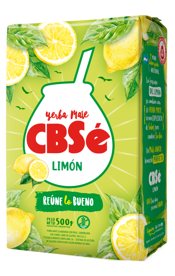 Yerba Mate CBSé Limón 500 grs