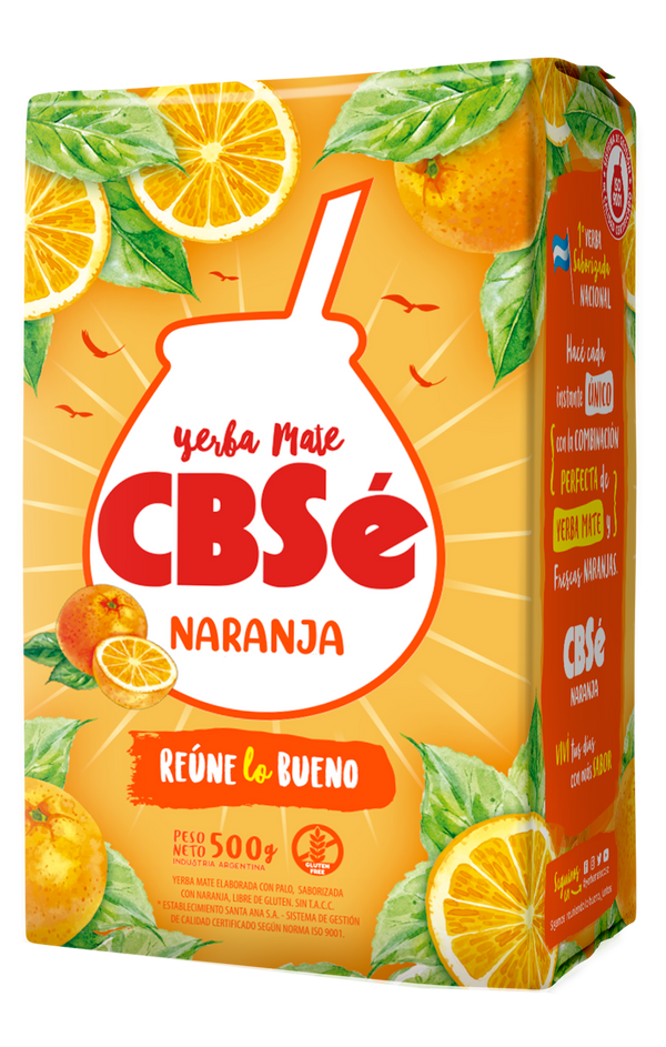 Yerba Mate CBSé Naranja 500 grs