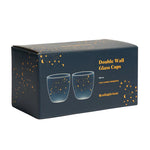Set Vasos Doble Vidrio Estrellas Azules Adagio 250ml