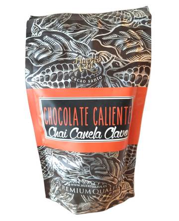 Chocolate caliente Huerto Azul Chai Canela Clavo