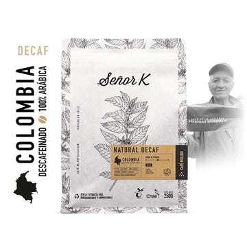 Café Molido Café Señor K Colombia Descafeinado Natural 250gr