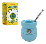 Pack Yerba Mate Verdeflor Hierbas Serranas con Matero Zaino