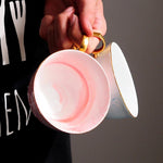 Taza marmolada con plato 230ml