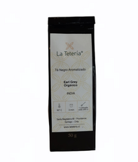Té Negro Earl Grey Orgánico La Tetería 50 grs