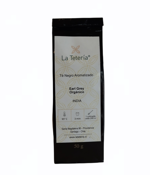 Té Negro Earl Grey Orgánico La Tetería 50 grs