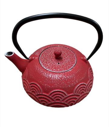 Tetera de Hierro Roja 1200ml
