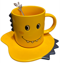 Taza Dinosaurio con Plato y Cuchara 350 ml