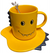 Taza Dinosaurio con Plato y Cuchara 350 ml
