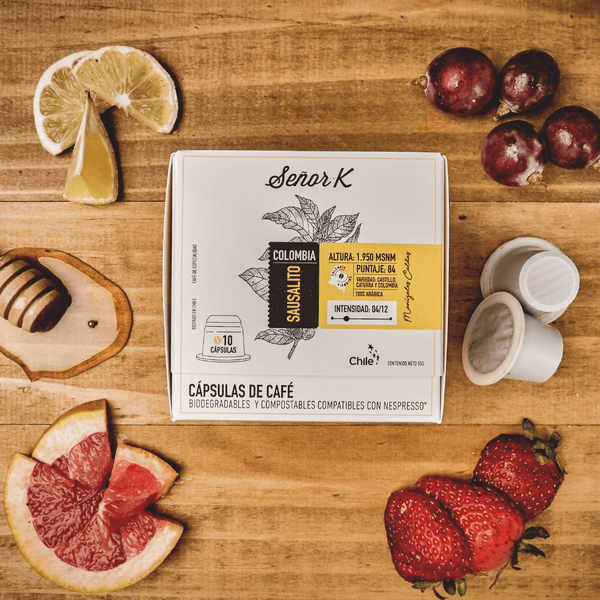 Cápsulas de Café Señor K Sausalito Colombia