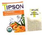 Infusión Tipson Cúrcuma Durazno y Moringa 25 bolsitas