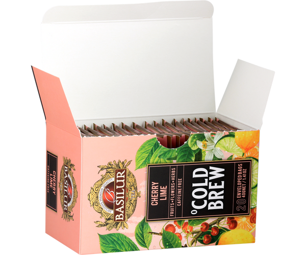 Cold Brew Basilur Cherry Lime 20 Bolsas