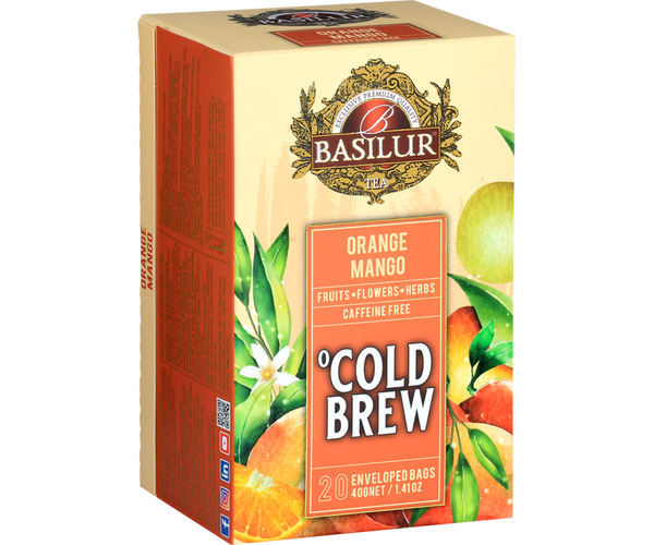 Cold Brew Basilur Orange Mango 20 Bolsas