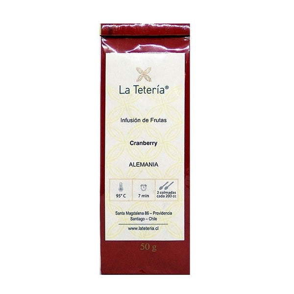 Infusion Cranberry-Arandano Rojo Teteria 50Gr - Emporio Roble Viejo