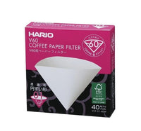 Filtro Papel  Hario V60 Tamaño 01 40 Unid - Emporio Roble Viejo