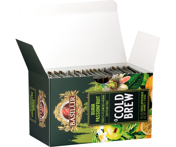 Cold Brew Basilur Guava PassionFruit 20 Bolsas