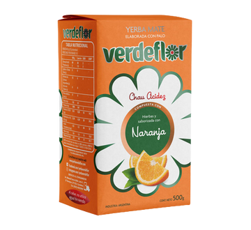 Yerba Mate Verdeflor Naranja 500 grs