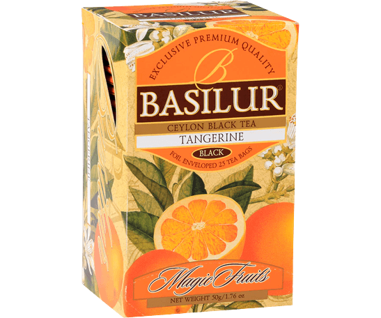 Te Negro Basilur Tangerine 25 Bolsas