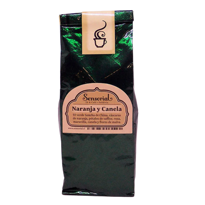Té Verde Naranja Y Canela Sensorial 50 grs