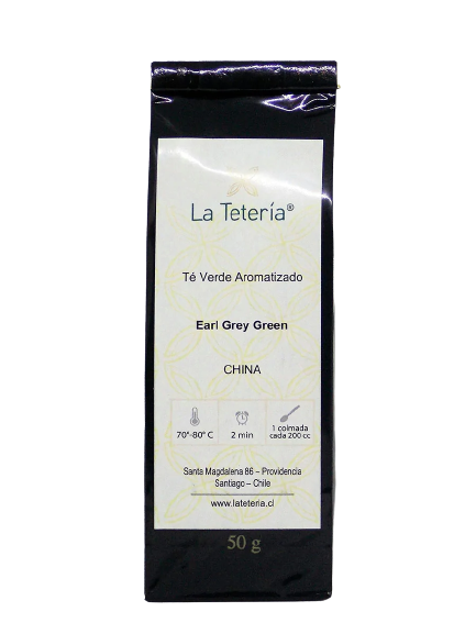 Té Verde Earl Grey Green La Tetería 50 grs