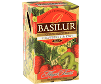 Te Negro Basilur Strawberry & Kiwi 25 Bolsas