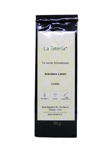 Té Verde Arándano Limón La Tetería 50 grs