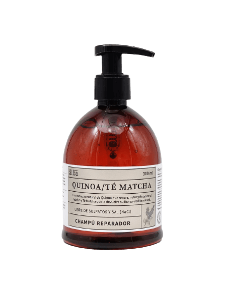 Shampoo Apícola del Alba  Quinoa con té matcha